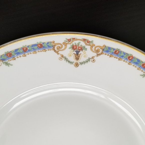 L. Bernardaud & Co. Limoges 2 Dinner Plates & 1 Soup Bowl & 1 Muffin Dish no lid - Picture 4 of 8